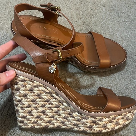 Coach Wedges Size 7.5 - Picture 1 of 5
